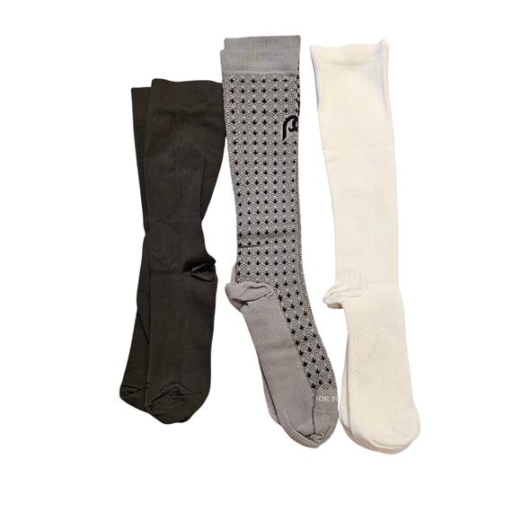 NWT Pro compression lot of 3 socks unisex S / M recovery diabetic 20-30mmhg USA - Picture 2 of 3